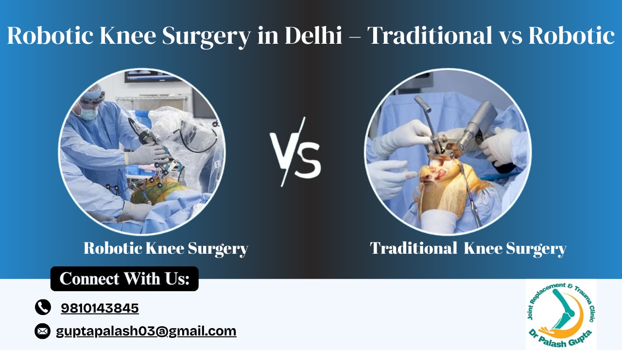 Robotic knee replacement hospital Delhi

